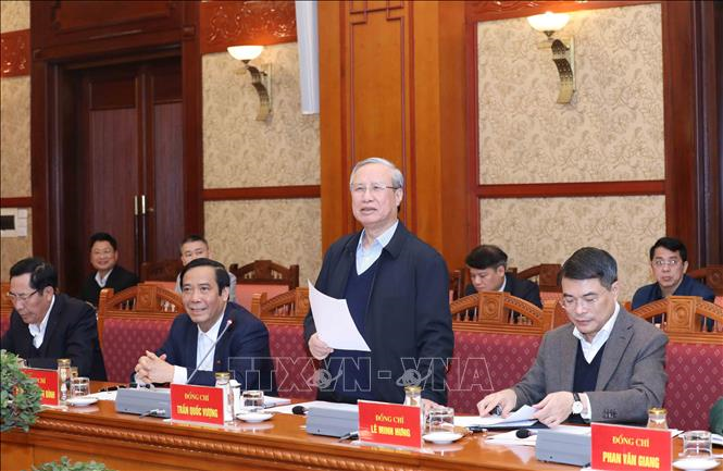 Thường trực Ban Bí thư: Tập trung cao độ phục vụ Đại hội XIII của Đảng - 1