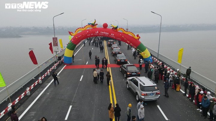 Ảnh: Thông xe cầu Thăng Long sau 150 ngày đại tu - 9