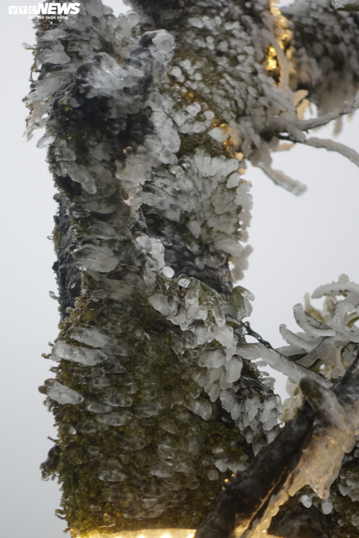 Băng tuyết phủ trắng cổng trời, du khách nườm nượp kéo đến check-in - 11