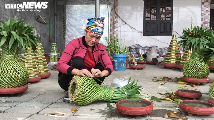 Chế tạo cây phát lộc độc lạ bán ngày Tết, cả làng ở Thái Bình đổi đời - 4
