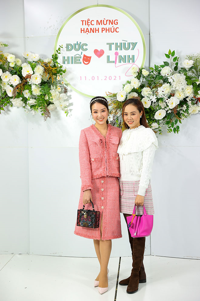 Công Lý cùng tân nương đến mừng đám cưới MC Thuỳ Linh - 2