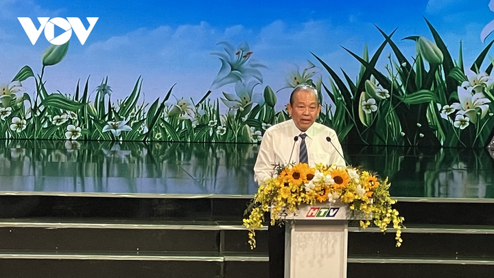 Phó Thủ tướng Trương Hoà Bình dự chương trình 'Xuân là hy vọng' - 1