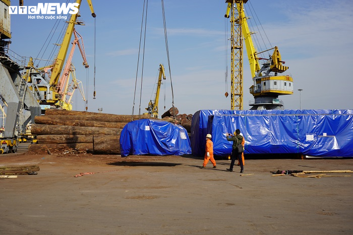 Ảnh: Robot đào hầm dự án đường sắt Nhổn - ga Hà Nội cập cảng Hải Phòng - 4