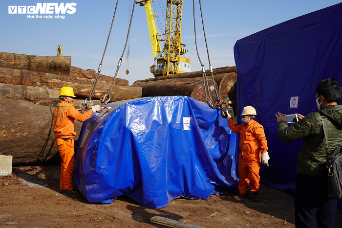 Ảnh: Robot đào hầm dự án đường sắt Nhổn - ga Hà Nội cập cảng Hải Phòng - 7