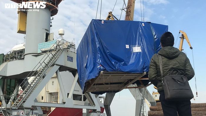 Ảnh: Robot đào hầm dự án đường sắt Nhổn - ga Hà Nội cập cảng Hải Phòng - 6