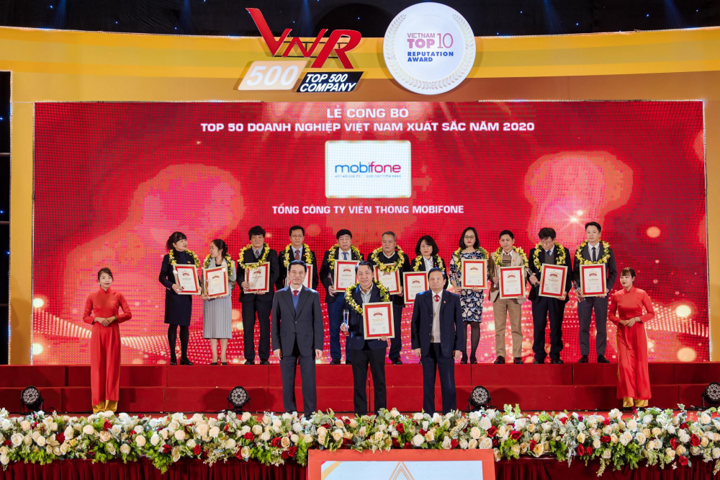 MobiFone được vinh danh Top 50 thương hiệu Việt Nam xuất sắc nhất năm 2020 - 1