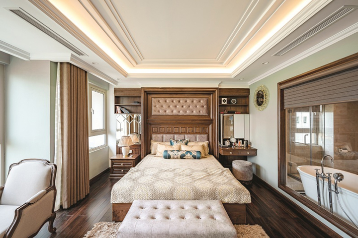 Ảnh: Căn hộ duplex ở Hà Nội đẹp sang trọng với phong cách tân cổ điển - 10