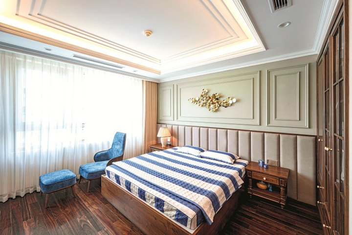 Ảnh: Căn hộ duplex ở Hà Nội đẹp sang trọng với phong cách tân cổ điển - 8