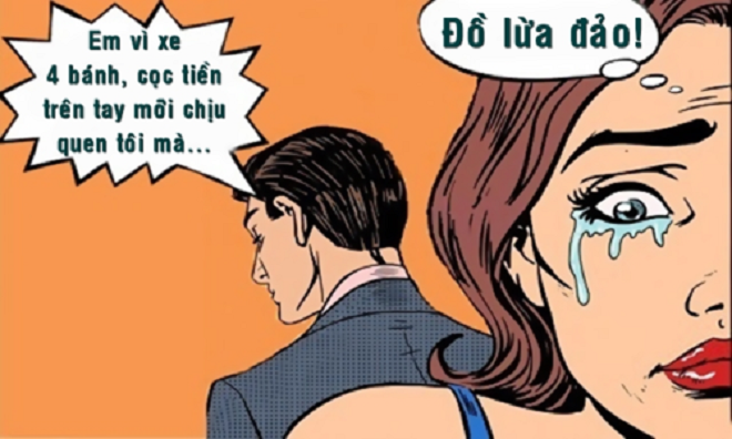 Cô gái tưởng bở là quen được đại gia - 1