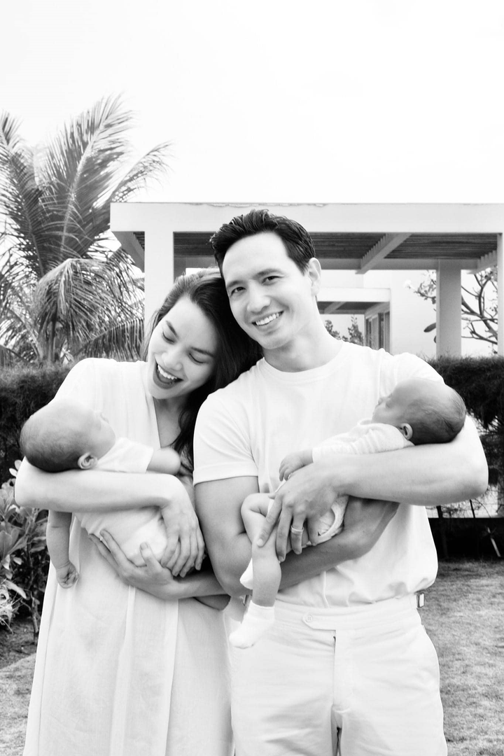 Ngắm cặp song sinh đáng yêu của Hồ Ngọc Hà - Kim Lý - 2