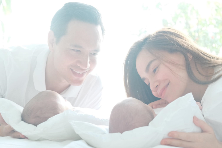 Ngắm cặp song sinh đáng yêu của Hồ Ngọc Hà - Kim Lý - 6