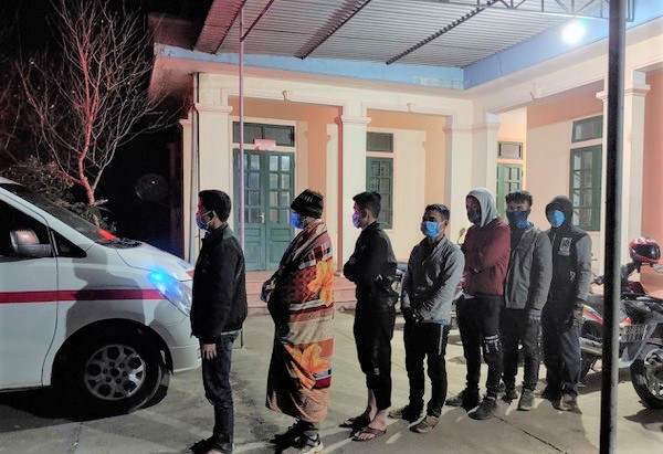 Biên phòng Nghệ An phát hiện 7 người nhập cảnh trái phép trong đêm - 1