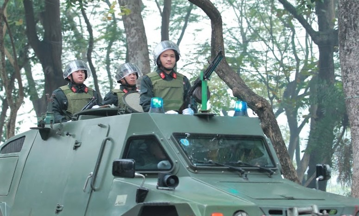 Ảnh: Công an Hà Nội ra quân bảo vệ Đại hội XIII - 11