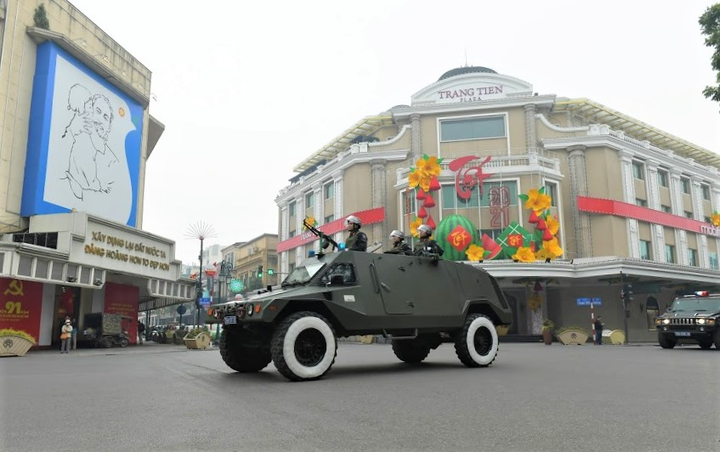 Ảnh: Công an Hà Nội ra quân bảo vệ Đại hội XIII - 5