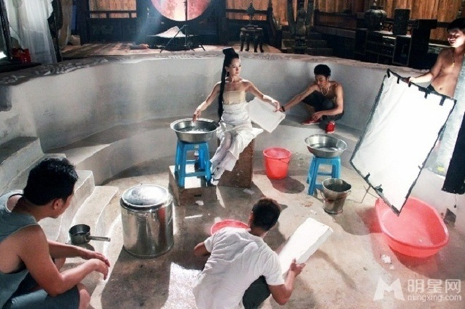 Sự thật cảnh mỹ nữ tắm bồn 'đánh lừa' khán giả trong phim cổ trang - 7