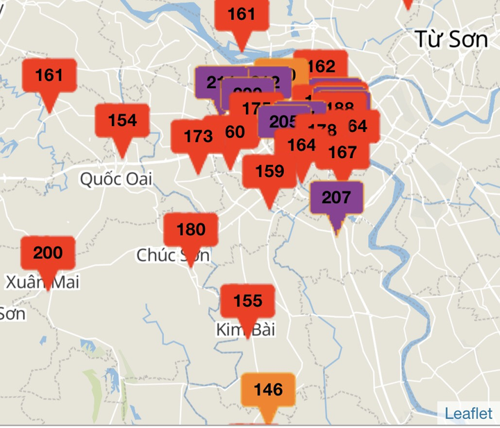 Sương mù bao phủ khắp Hà Nội, chất lượng không khí ở ngưỡng rất xấu - 1