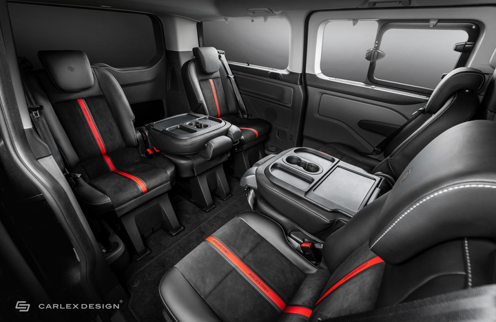  Ford Transit Connect bất ngờ hóa xe sang nhờ bản độ của Carlex Design - 5