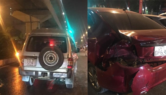 Hà Nội: Tài xế gây tai nạn rồi bỏ chạy đến công an trình diện - 1