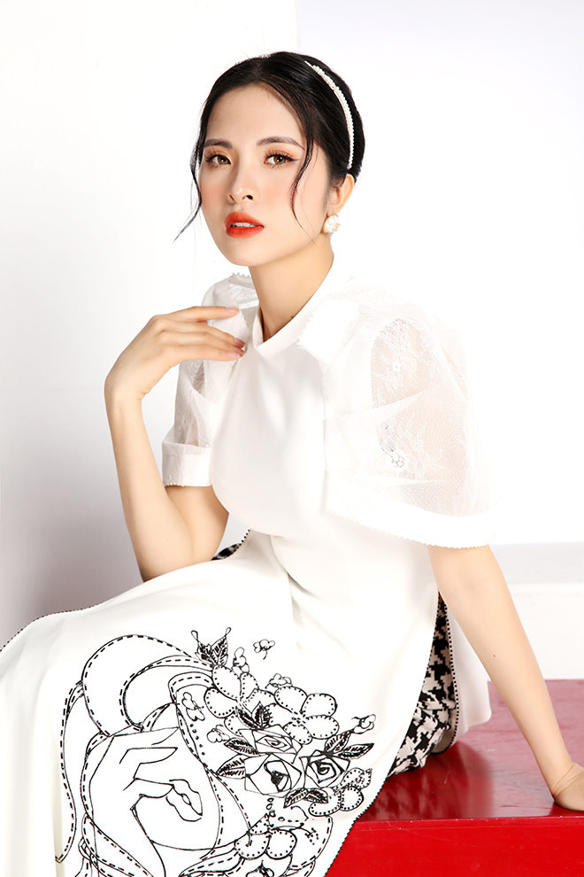 Ngắm loạt áo dài lấy cảm hứng từ dân ca quan họ của NTK Cao Minh Tiến - 1