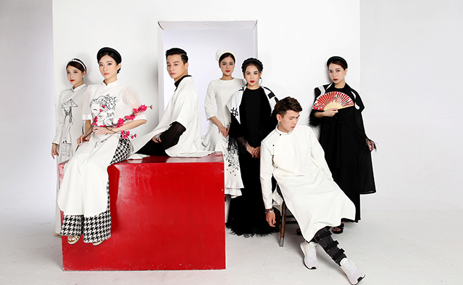 Ngắm loạt áo dài lấy cảm hứng từ dân ca quan họ của NTK Cao Minh Tiến - 7