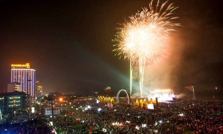 Tết Nguyên đán Tân Sửu 2021, Nghệ An bắn pháo hoa tại 3 điểm - 1