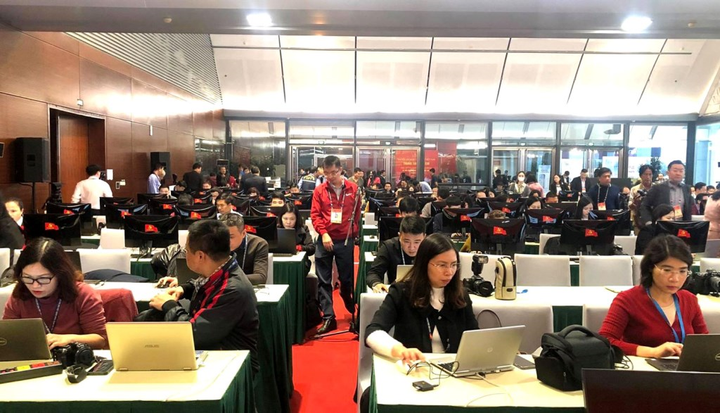 Ảnh: 500 phóng viên tác nghiệp tại phiên khai mạc Đại hội XIII của Đảng - 4