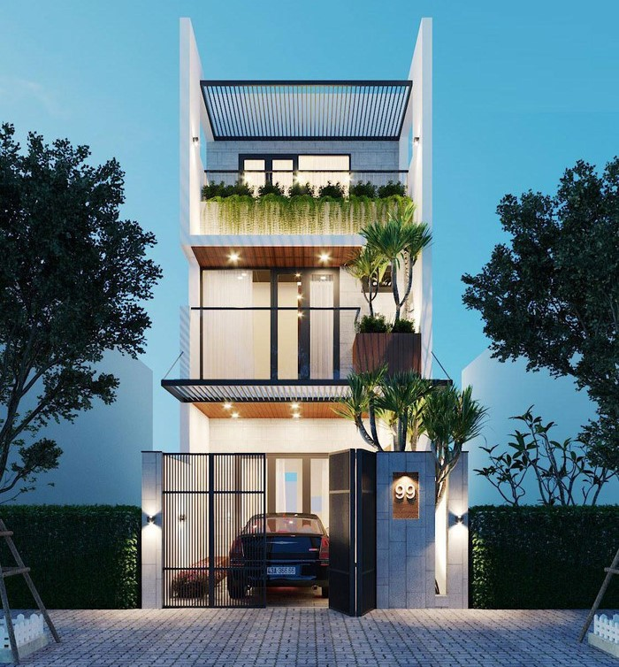 Top 10 mẫu nhà ống đẹp long lanh 'lên ngôi' năm 2021 - 5