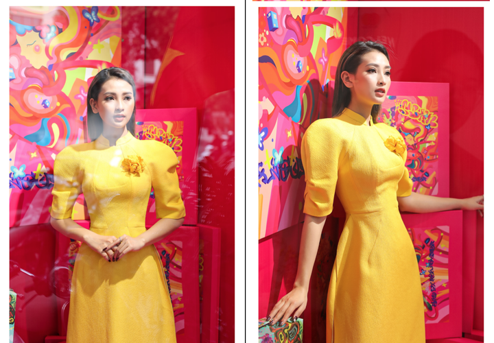 Ảnh: Mỹ nhân Việt dịu dàng, đầy quyến rũ trong tà áo dài Tết - 9