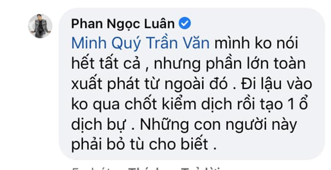 Phan Ngọc Luân khiến cư dân mạng tức giận khi phát ngôn kỳ thị về dịch COVID-19 - 2