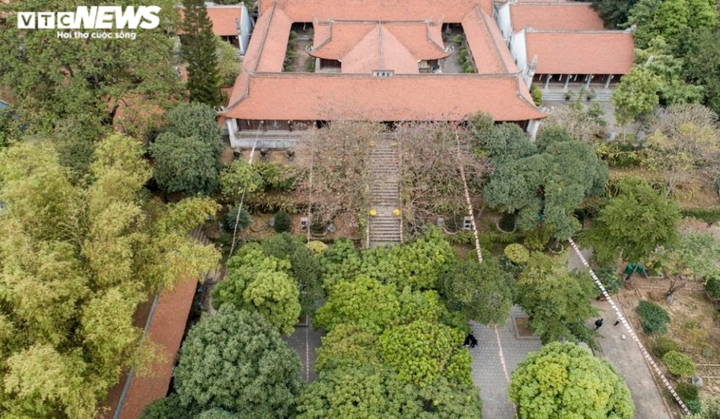 Khám phá chùa Phật Tích nghìn năm tuổi qua góc máy từ trên cao - 2