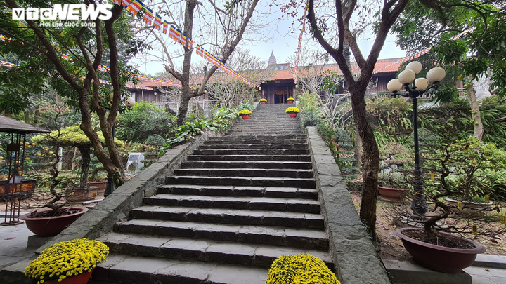 Khám phá chùa Phật Tích nghìn năm tuổi qua góc máy từ trên cao - 3