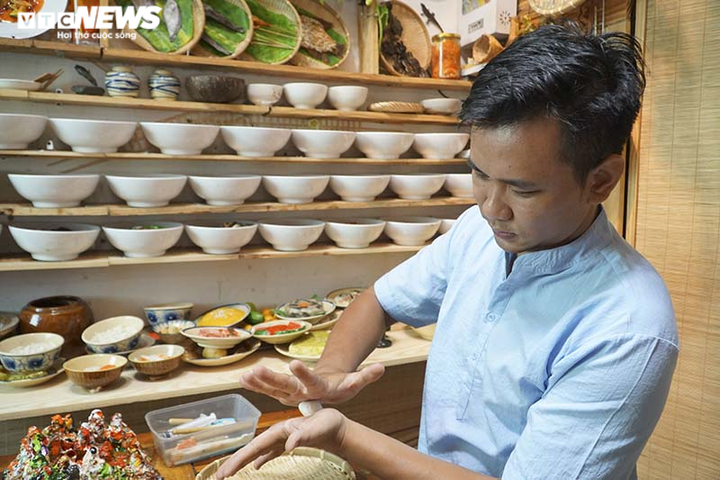 Ảnh: Mâm cơm ngày Tết của 3 miền làm từ đất sét sống động như thật - 15