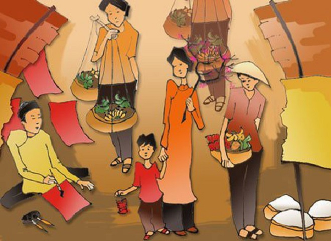 Hoài niệm Tết xưa: Tháng Chạp, mẹ thức đêm may áo mới - 1