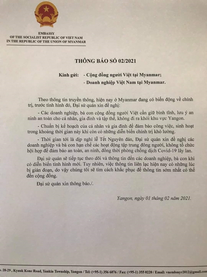 Người Việt trong tâm điểm cuộc đảo chính ở Myanmar - 3