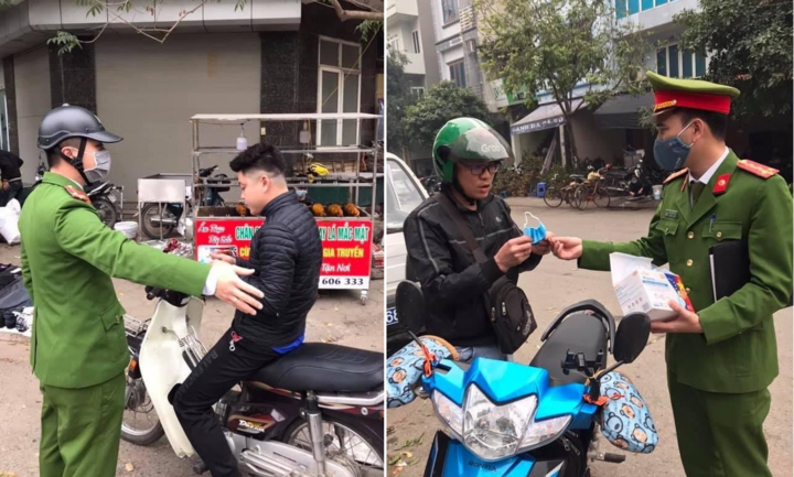 Không đeo khẩu trang nơi công cộng, 9 người Hà Nội bị phạt 47 triệu đồng - 1