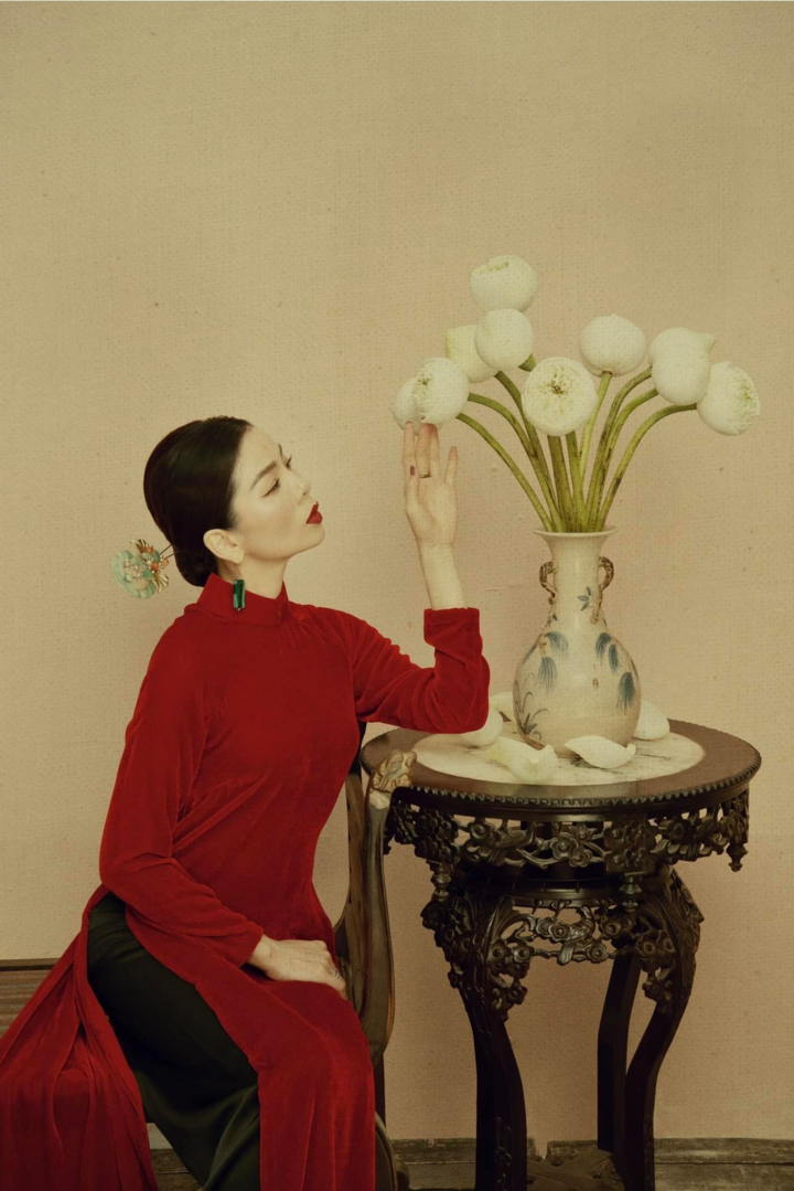 Lần đầu tiên sau 10 năm, Lệ Quyên ra Hà Nội ăn Tết với mẹ - 5