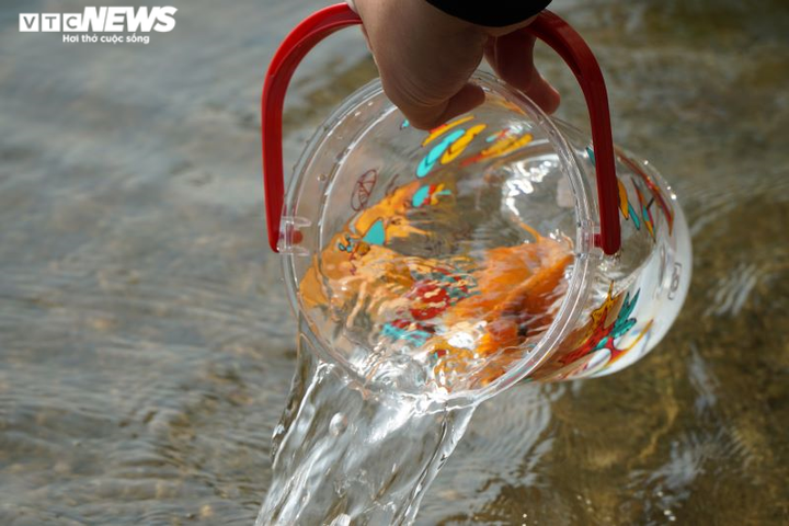 Ảnh: Người Sài Gòn chấp hành đeo khẩu trang, thả cá tiễn Táo quân về trời - 3