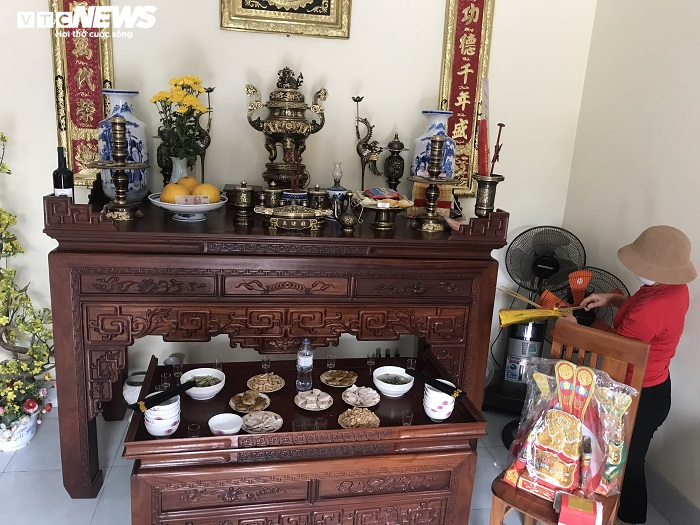 Mâm cơm đặc biệt cúng Táo quân trong tâm dịch Chí Linh - 2