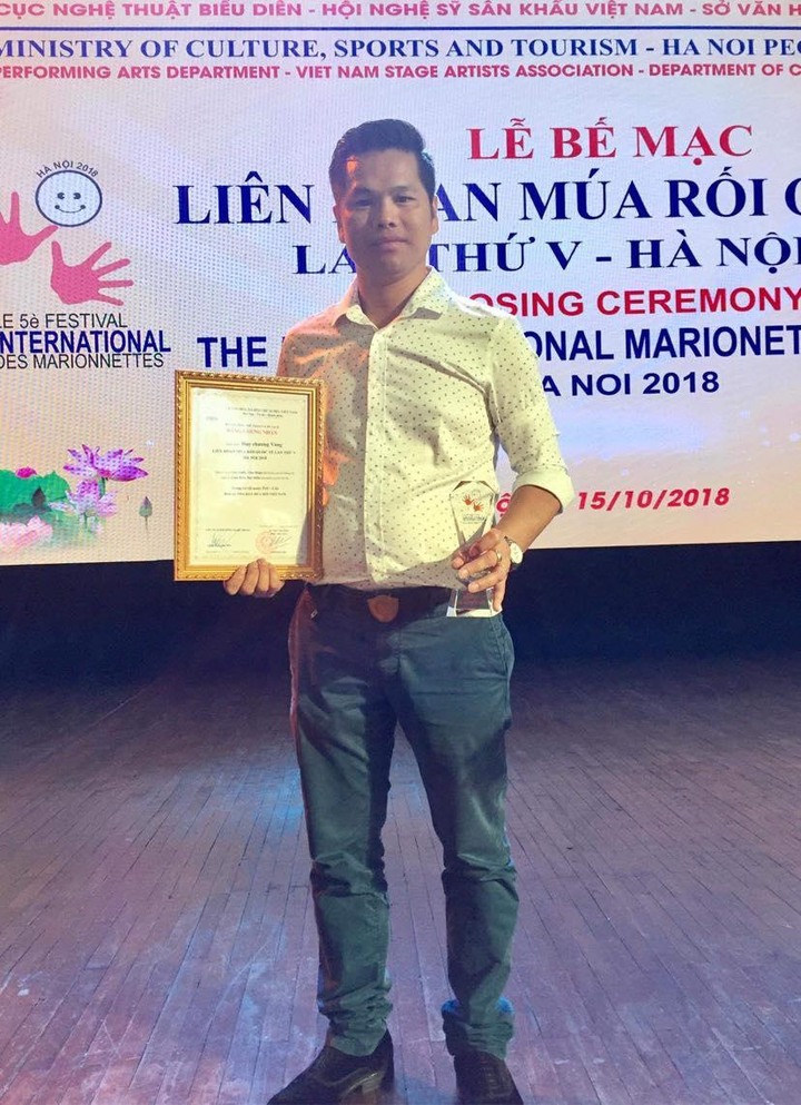 NSƯT Trần Quý Quốc: Người 'lên đồng' với múa rối - 3