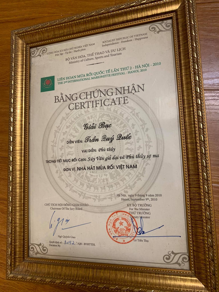 NSƯT Trần Quý Quốc: Người 'lên đồng' với múa rối - 4