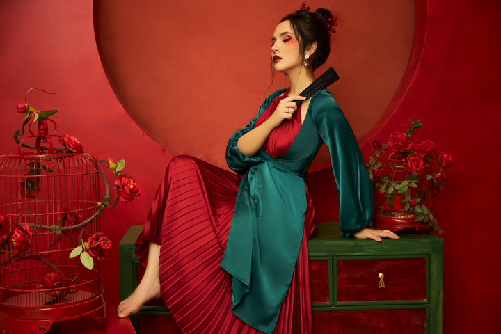 Rũ bỏ mác ‘nàng thơ, Hoa khôi Trà My cá tính với áo tứ thân lạ mắt - 7