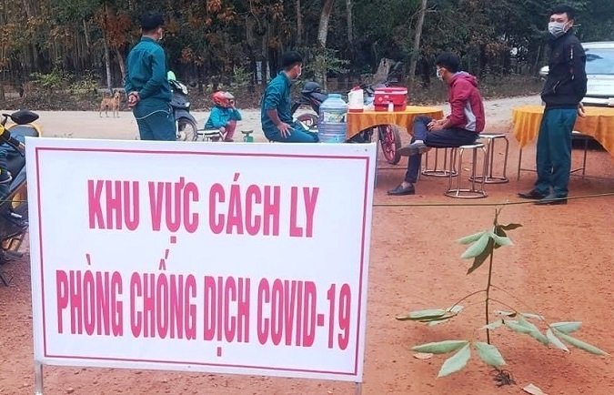 Điện Biên phong tỏa 2 bản có ca nghi mắc COVID-19 - 1