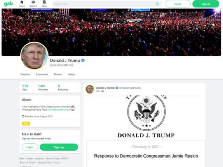 Cựu Tổng thống Trump nói gì trong lần đầu tái xuất trên mạng xã hội? - 1