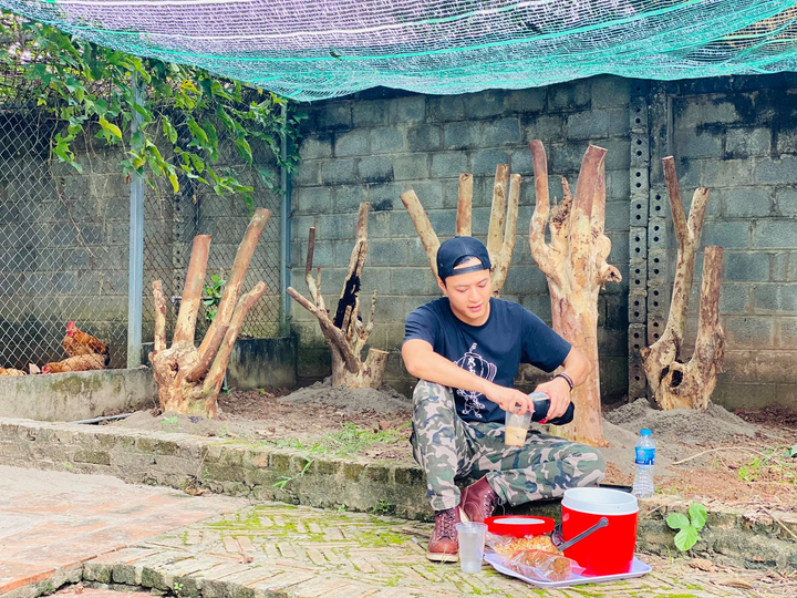 Hồng Đăng mê hưởng thú điền viên trong nhà vườn ở Vĩnh Phúc - 5