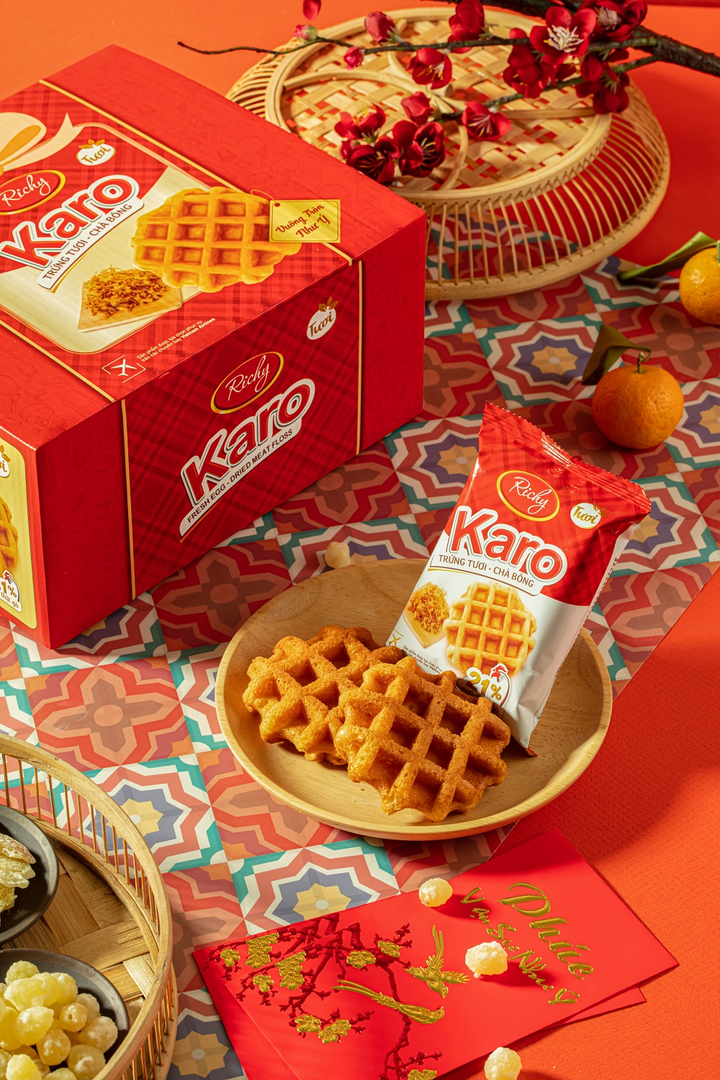 Tết ý nghĩa và tiện lợi với bánh Karo trứng tươi chà bông - 4