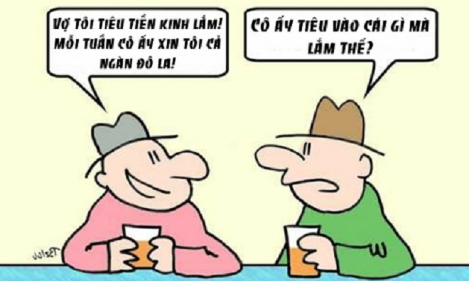 Vợ hoang phí cũng thua chồng ki bo - 1