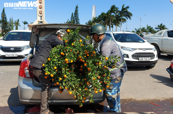 Chiều 30 Tết, người buôn hoa ở Đà Nẵng bán đổ bán tháo vì vắng khách mua - 7