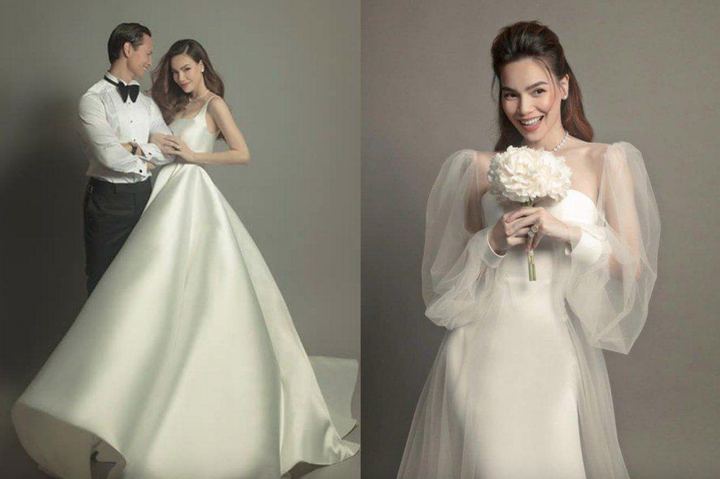 Hồ Ngọc Hà mặc váy cưới, Mr Đàm 'đặt gạch' chờ tiệc mừng - 4