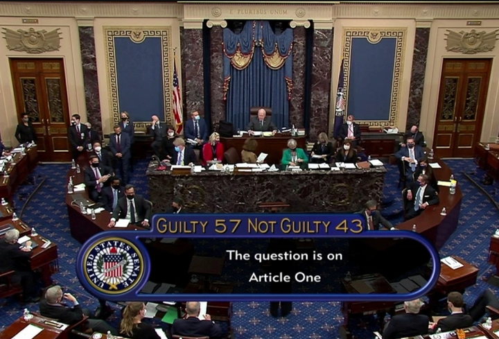 Trắng án ở phiên luận tội thứ 2 tại Thượng viện, ông Trump nói gì? - 1