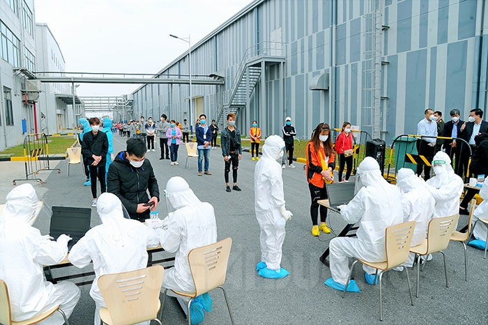 Hải Dương: Giải toả tất cả khu cách ly tập trung đông công nhân Công ty POYUN - 2